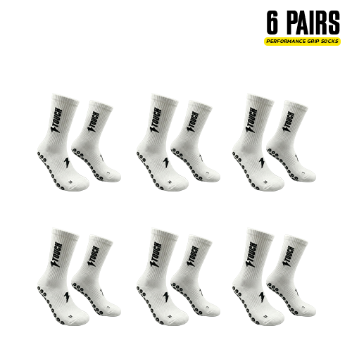 6 Pack - Performance Grip Socks